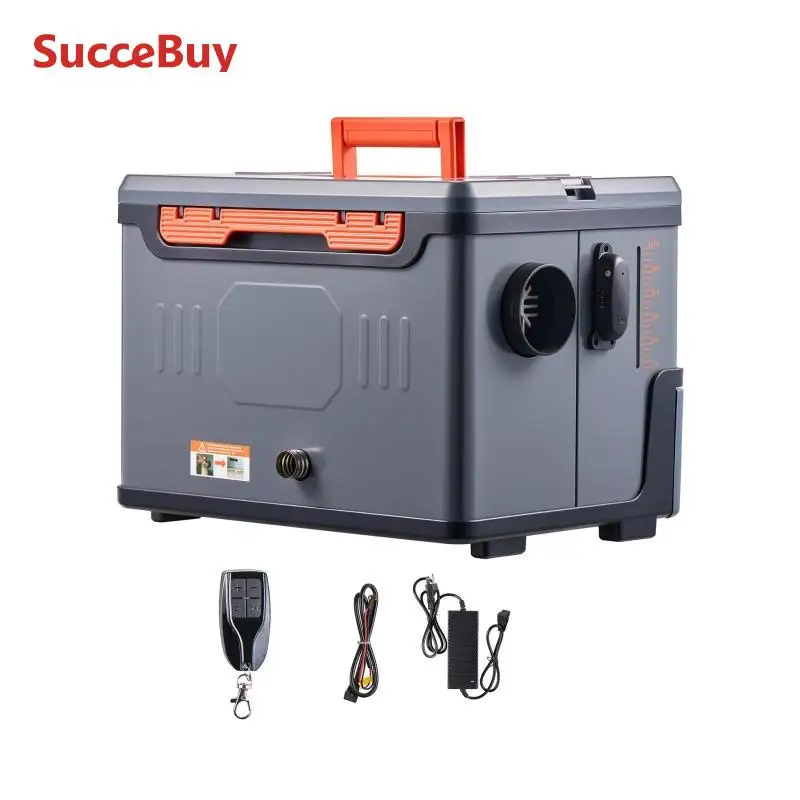 SucceBuy Dieselheizung 8 kW DC 12 V/24 V All-in-One-Diesel-Lufterhitzer mit Bluetooth-APP-Steuerung 1,3 Gallonen Kraftstofftank für LKWs und Wohnmobile