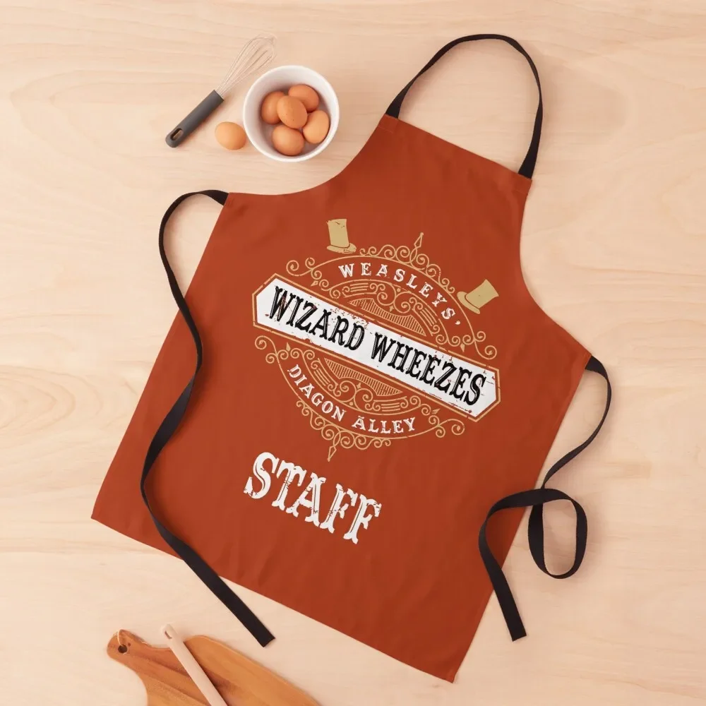 

Weasleys Wizard Wheezes Staff Apron For Hairdresser Home Utensils manicurist Kitchen Special Accessories Apron
