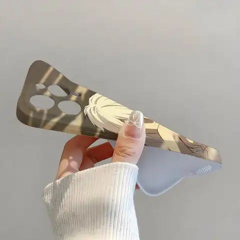 iPhone 16 15 14 13 12 11 Pro Max Plus Luxury Cover के लिए Anime M-MushiShi फ़ोन केस फिल्म कोरियाई INS 10 best sales Mushishi - №8