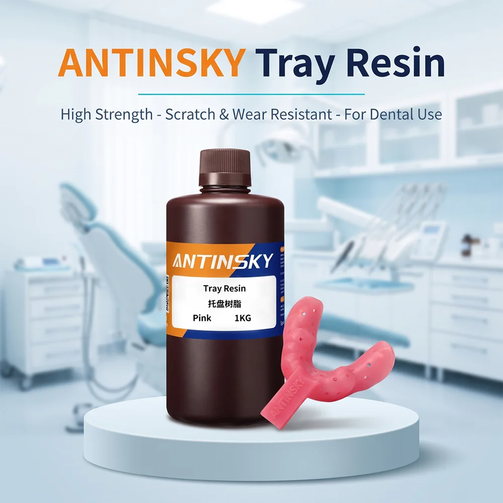 เรซินสำหรับถาด Antinsky 405nm - Dental 3D Printer Resin บทวิจารณ์และราคา