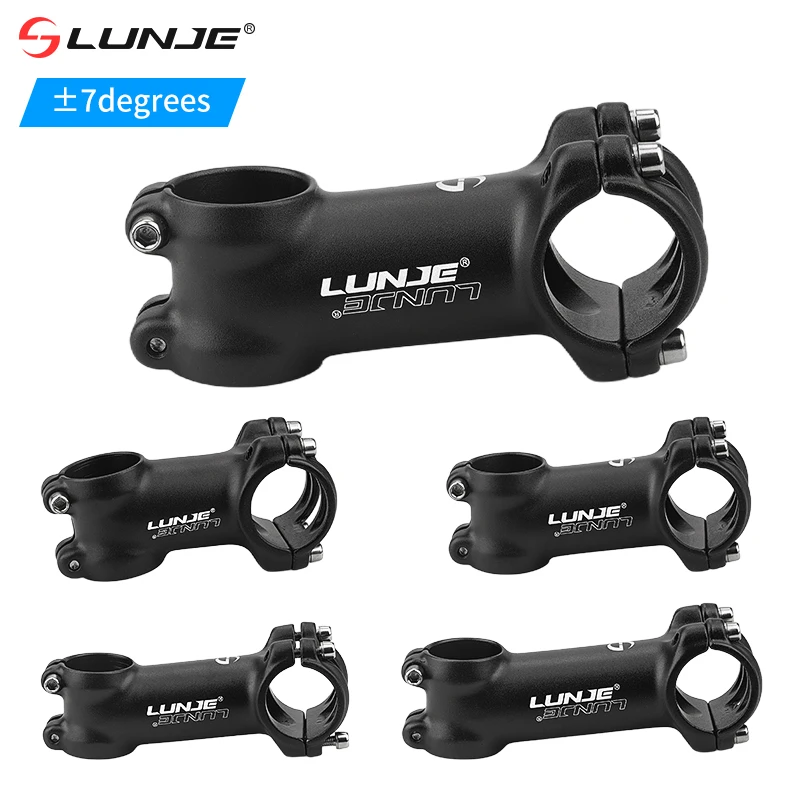 7Degrees Stem Mountain Bike Handlebar Stem 25.4/31.8mm Aluminum Alloy MTB Power Cycling Parts 50/60/70/80/90/100mm