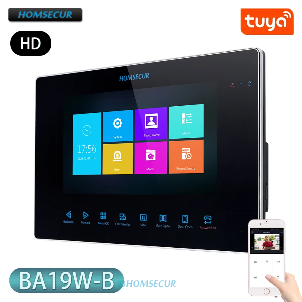HOMSECUR 4 Wire BA19W-B  WIFI Tuya 7