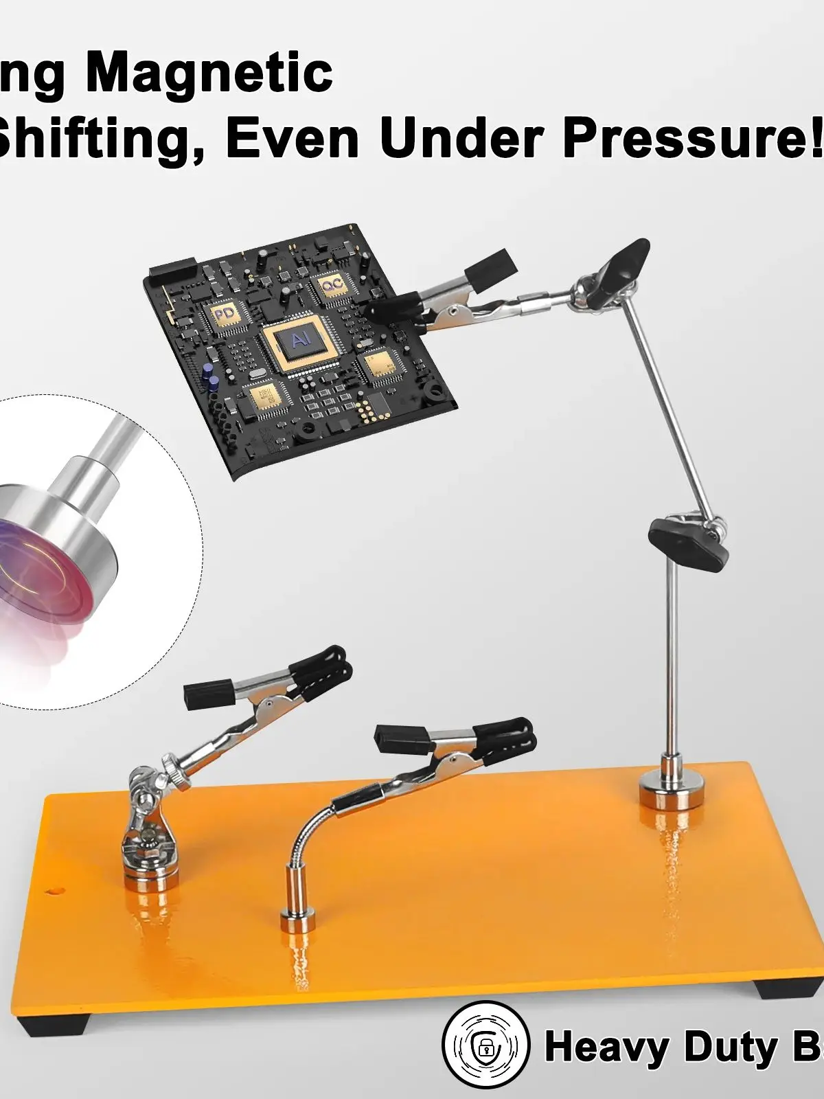 Herramienta de soldadura de manos de ayuda magnética con soporte de PCB de 6 brazos flexibles de Metal herramienta de tercera mano para reparación de electrónica