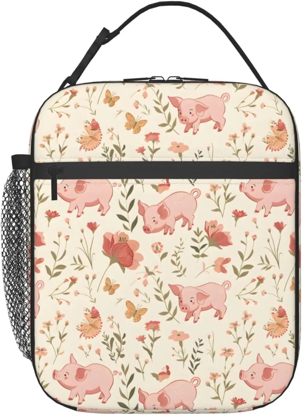 

Insulated Lunch Box for Kids Boys Girls, Reusable Lunch Bag for School, Office, Work, Picnic, Travel, Cute Pig Lunch Box