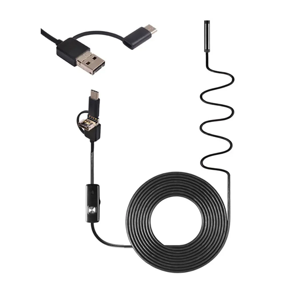 Rejestrator kamerowy Kamera z kablem 10M Temperatura pracy kamery od 0 do 70 stopni Mini kamera do smartfona Wodoodporność IP67