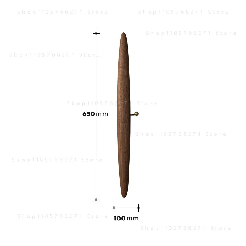 Simplicity Luxury Nordic Wall Hanging Coat Racks Vintage Coat Stand Black Walnut Solid Wood Bedroom Coat Hat Rack Home Japanese