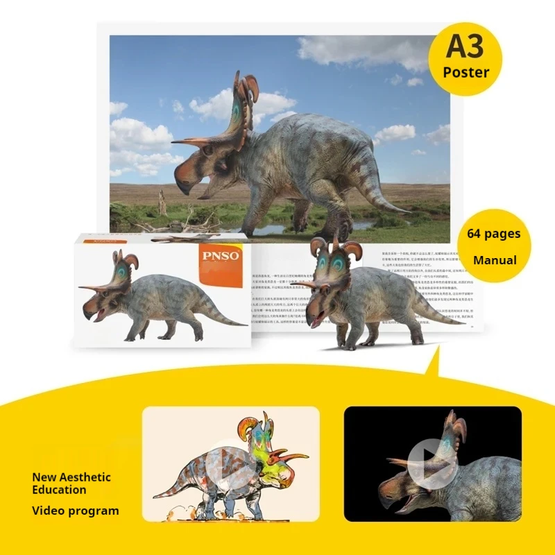 Roki Gehoornde Dinosaurus Frederik Koning Metgezel Action Figure Speelgoed Kind Groeigrafiek Desktop Decoratie Vakantiecadeau Collectible