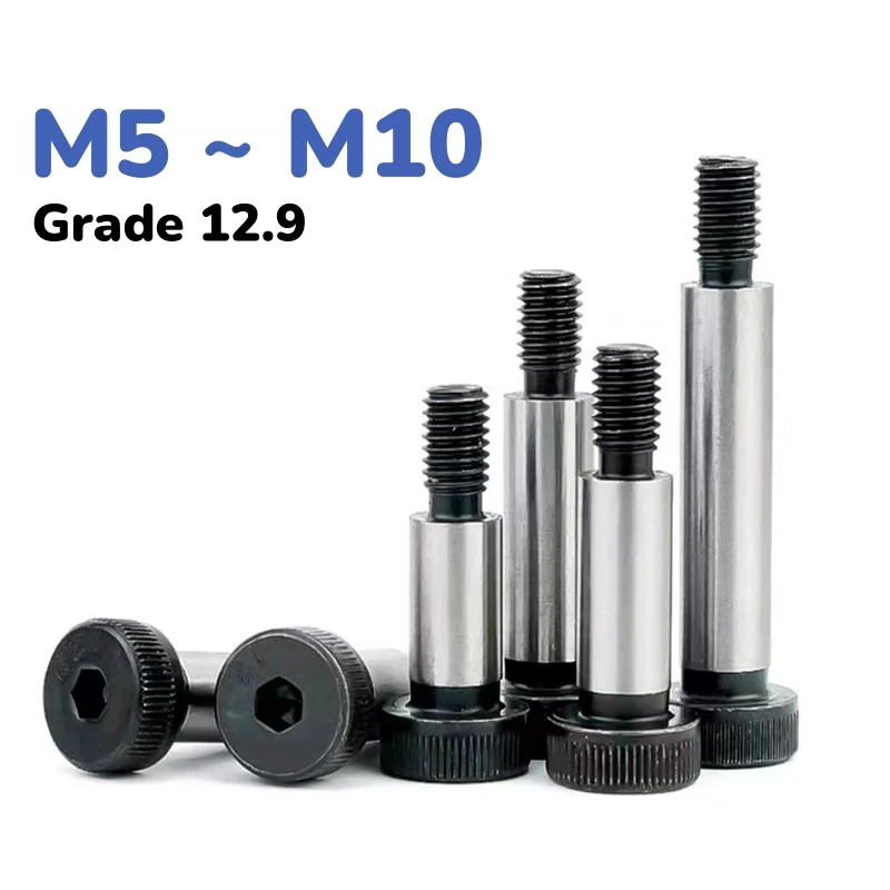 M5 M6 M8 M10 Grade 12.9 Hex Hexagon Socket Cap Head Shoulder Roller Bearing Screw Bolt