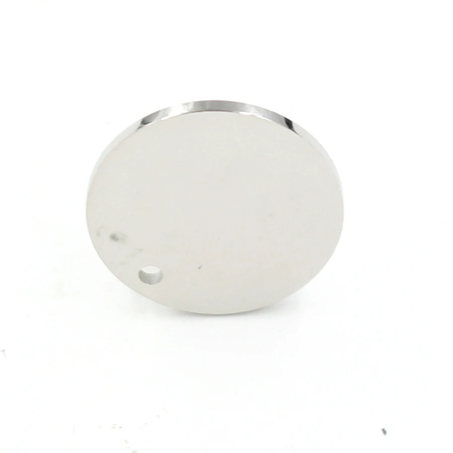 20Pcs/Lot Size 15mm 20mm Mirror Polish Stainless Steel Charms Round Stamping Blanks Charms For DIY Making Jewelry Necklace