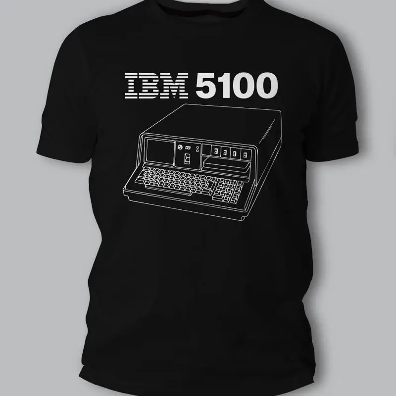 T-Shirt Ibm 5100 100% Cotone Retro Computer