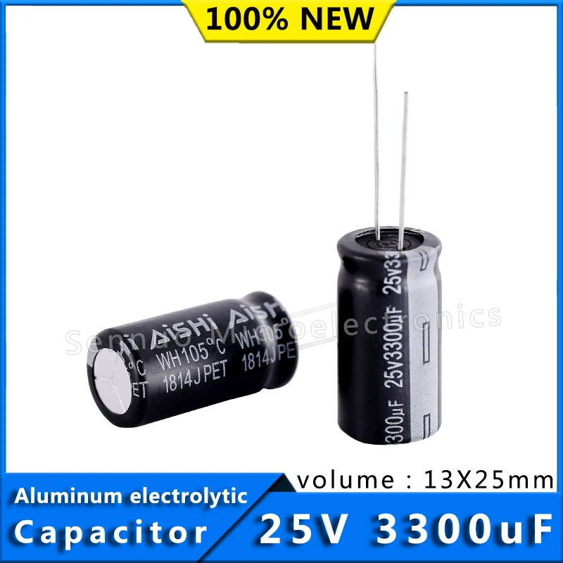 5Pcs 25V 3300UF 13*…