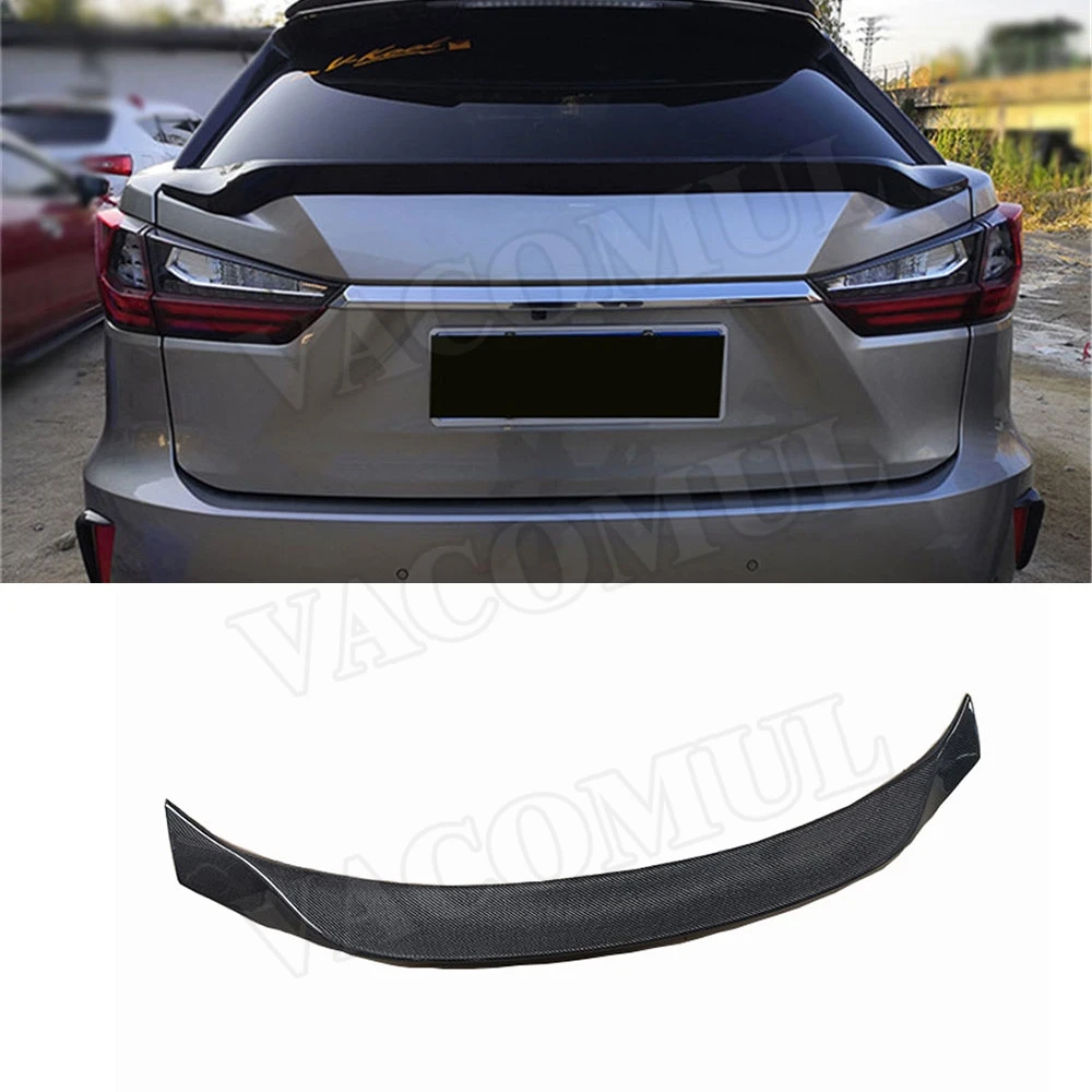 

VACOMUL Carbon Fiber Rear Middle Spoiler For Lexus RX300 RX450H 2016-2020 Boot Trunk Trim Wings Car Styling