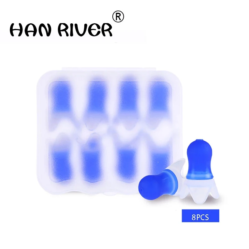 sleep  swimming  Flying relief  The   silicone protective earplugs Silicone Ear plug Sound Insulation  H0055