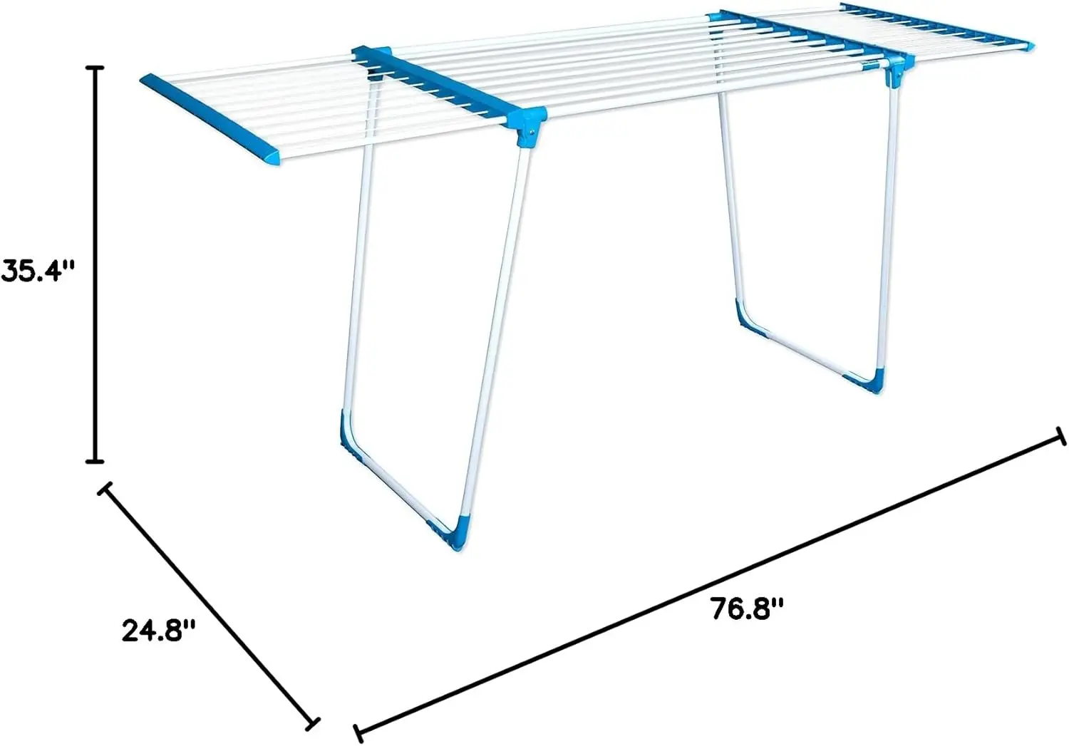 Glider Clothes Drying Rack, 65 pés Secagem Espaço