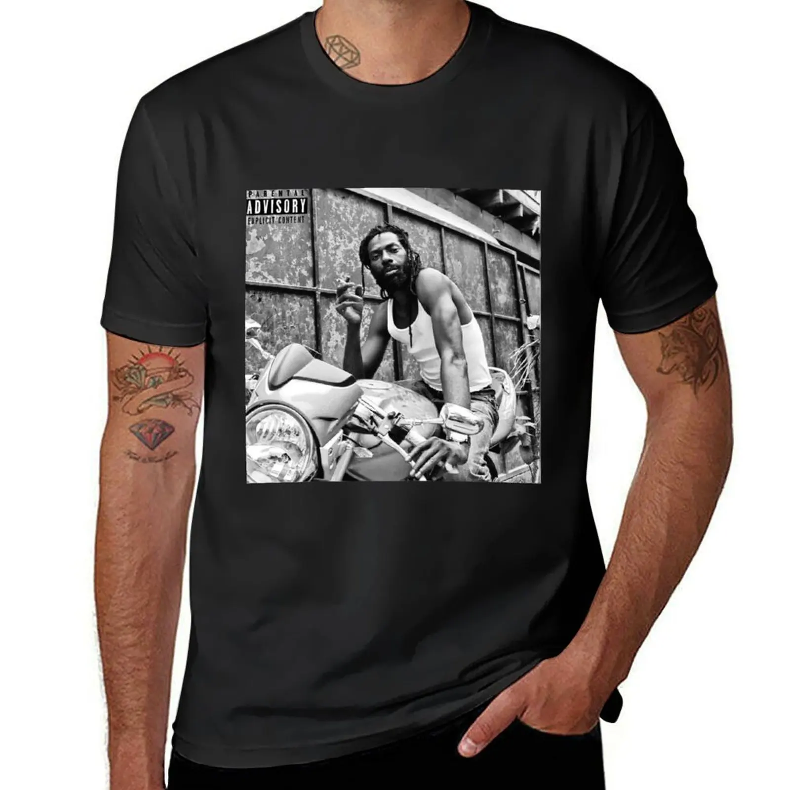 Buju Banton Retro 2021 T-Shirt customizeds oversizeds tees t shirts for men cotton