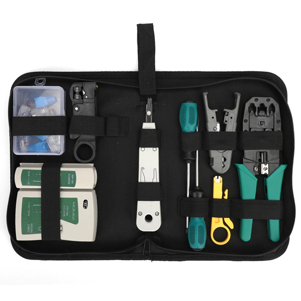 2KT-2172 Stripping pliers hardware tool kit cable combination installation network kit hand tool set Network Repair Tool Kit