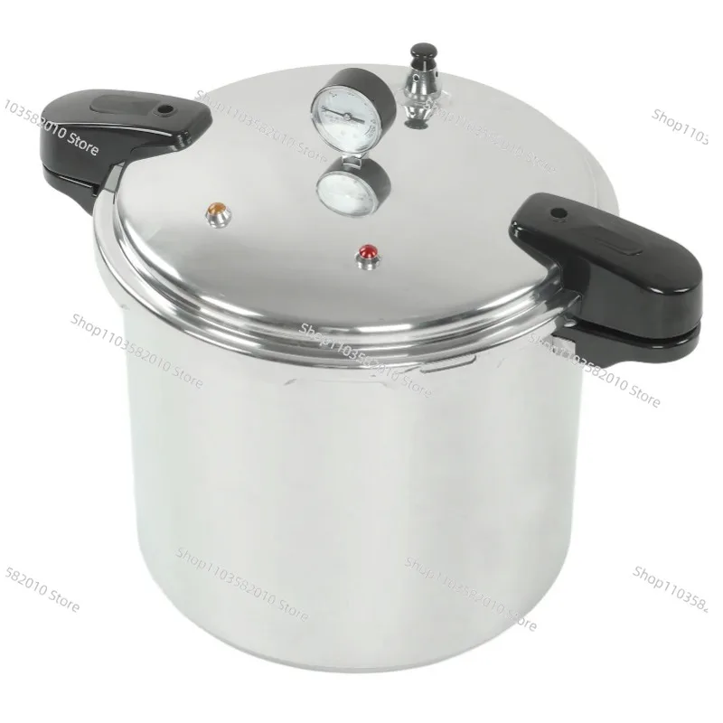 Pressure Canner Aluminum Alloy with Gauge - Multifunctional for Home Use