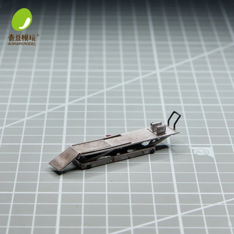 Figuras de Acción Creativas de la Serie Fábrica de Reparación de Automóviles 1:64, Máquina Elevadora de Automóviles y Motocicletas, Accesorios de Escena en Miniatura, Modelo