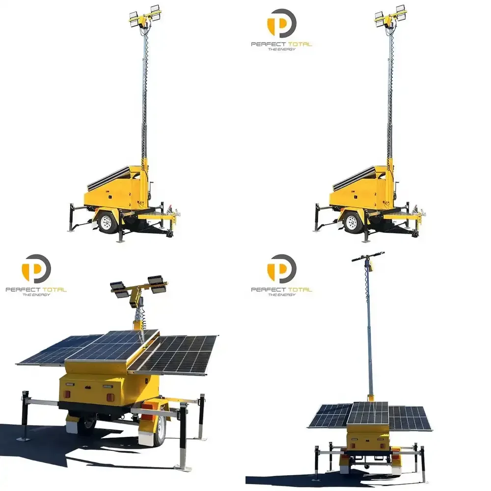 400W Battery DC SYSTEMS Portable SOLAR LIGHT TOWER