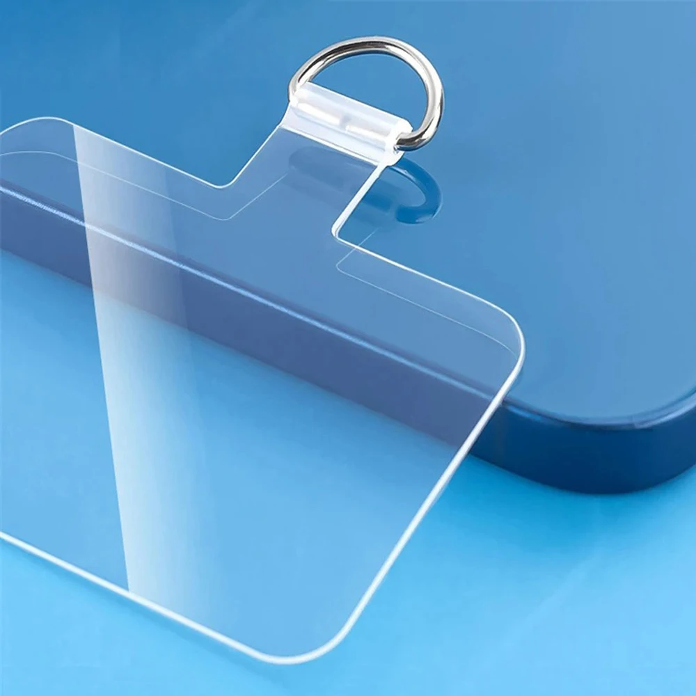 

Прозрачный ремешок для телефона с защитой от потери, 1/3/5/10 шт., универсальный ТПУ-привязь, петля, отверстие, подвесной ремешок, нашивки, зажим для шнура, прокладка