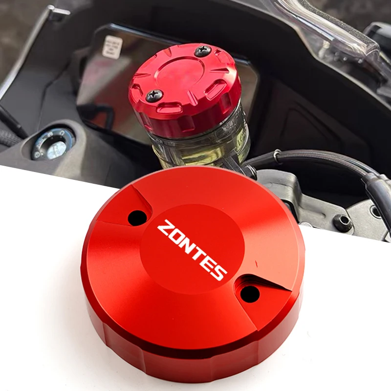 Motorcycle Front Brake Clutch Brake Fluid Reservoir Cover For Zontes 703F Adventure 703F ADV 703RR 703 RR 2023-2026+ Accessories