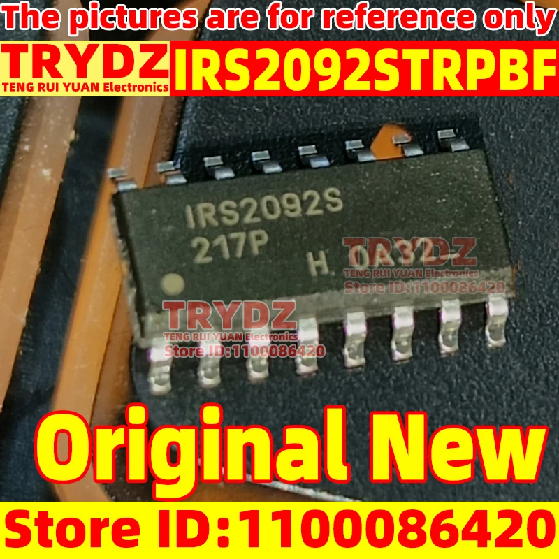 10-1pcs New Original IRS2092STRPBF IRS2092S SOP16 Audio Driver Chip New Production date: 2023