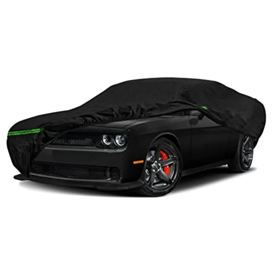 

Car Covers Waterproof All Weather Replace for 2008-2025 Dodge Challenger, 6 Layers Custom-Fit Outdoor Full Car Covers with Zipp