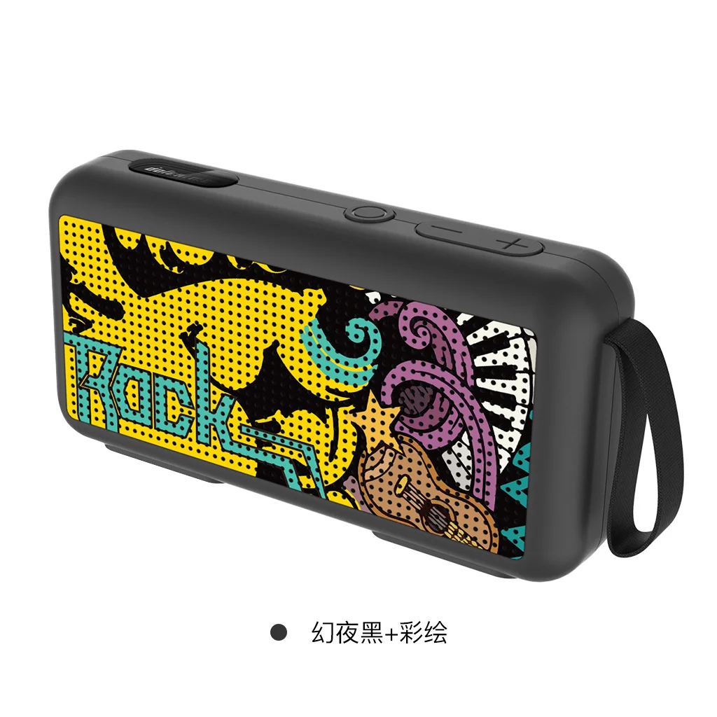 

Bluetooth speakers Creative graffiti Painted mini Card radio Wireless audio Student gifts Handsfree,TF card,FM, (TWS)