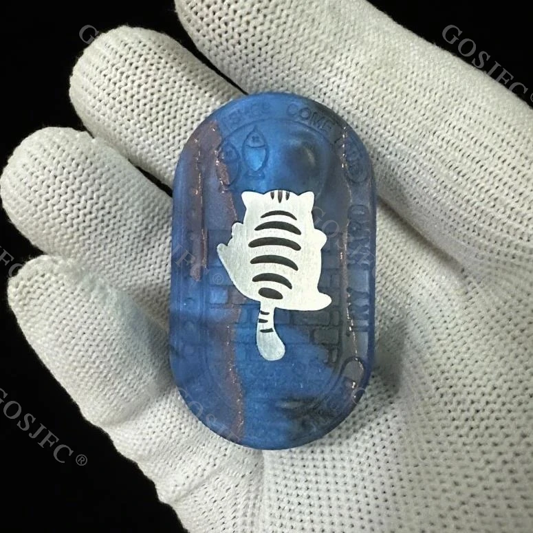 

FZEDC F2 Copper Cloud Fidget Slider Stress Relief Toy Fidget Toys For Adults Rotates Left And Right 360° Push Slider