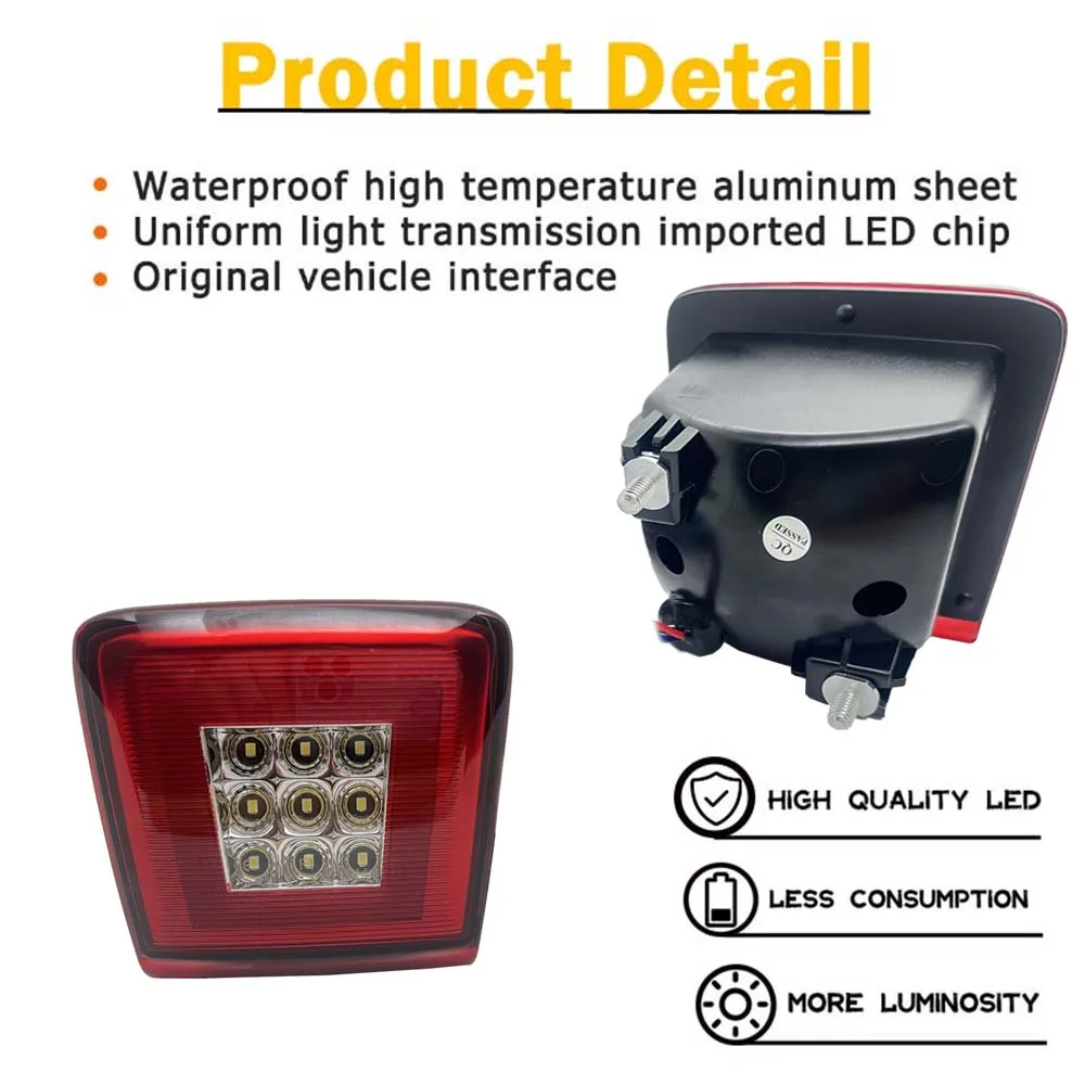 1PC 3-in-1 LED Rear Fog Light, Backup Reverse Light w/ Tail/Brake Light Assembly For Nissan 370Z/Juke NISMO edition/Sentra Nismo