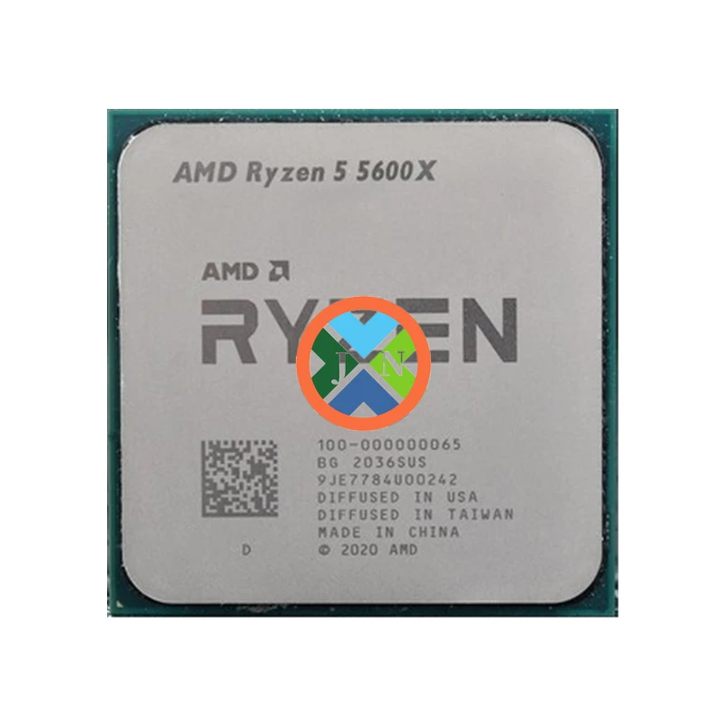 

AMD Ryzen 5 5600X R5 5600X 3.7 GHz Six-Core Twelve-Thread CPU Processor 7NM 65W L3=32M 100-000000065 Socket AM4