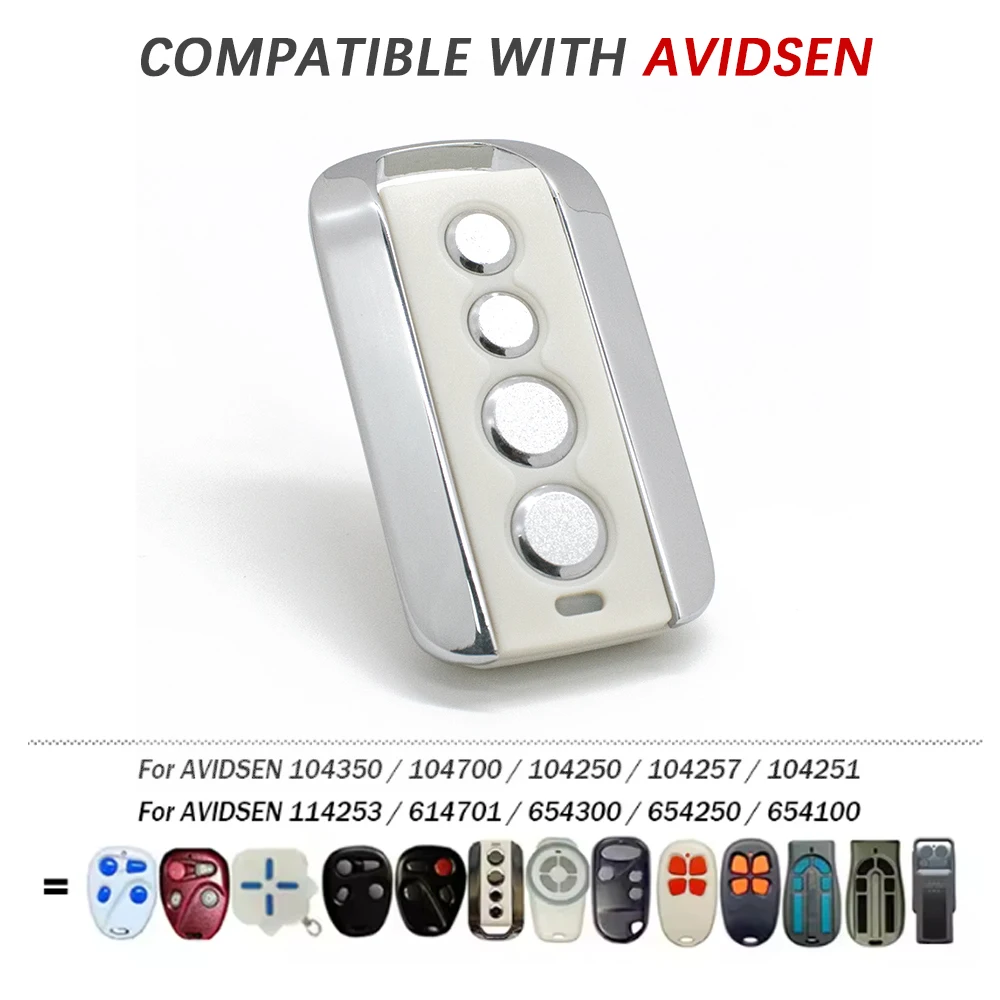 Scimagic-RC Garage Remote Control Compatible with AVIDSEN 104257 14253 104700 104350 104251 104250 654300 654250 654100 614701