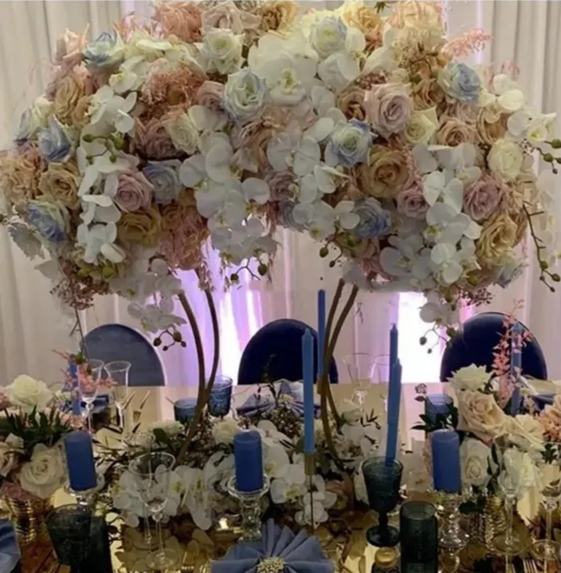10pcs)80cm)Flower Stand Column Stainless Steel Decorative Flower Stand for Wedding Center Hotel Table Wedding Road Guide 2703