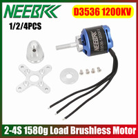 NEEBRC 1/2/4PCS 3536 1200KV 1580g Load Brushless Motor 2-4S for RC FPV Racing Drone Fixed-wing Airplane Quadcopter Upgrade Parts