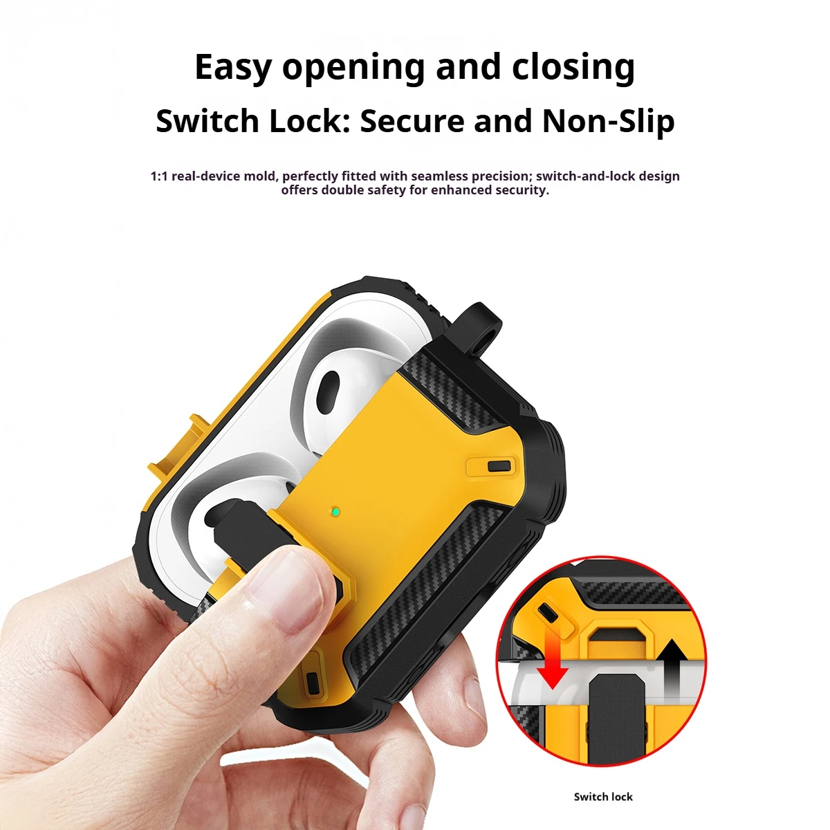 Luxury Switch Earphone Case For Airpods Pro 3 Generation Case Shockproof Cover For Apple AirPods Pro3 Cases Accessories Keychain