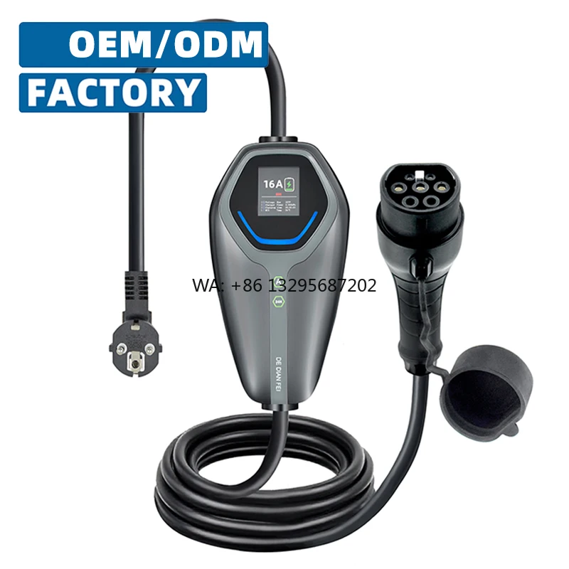 

Manufacturer Direct Sales National Standard 3.5KW Portable Car Charger with Output Power 7KW 16AType2 New Energy Household AC