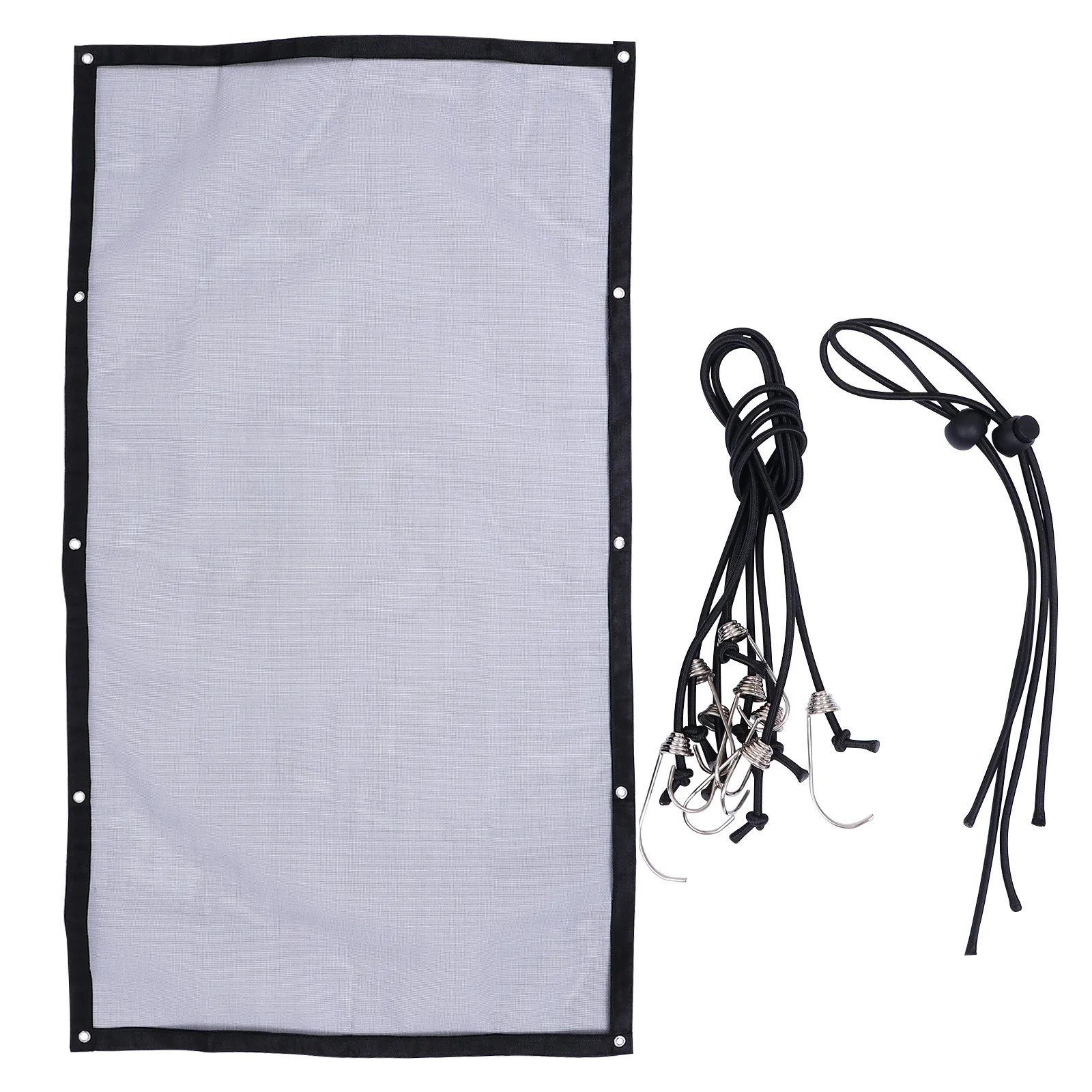 

2Sets Car Pet Safety Net Heavy Duty Dog Barrier Mesh for Vehicle Simple Design Secure Fit Ideal for Travel Use