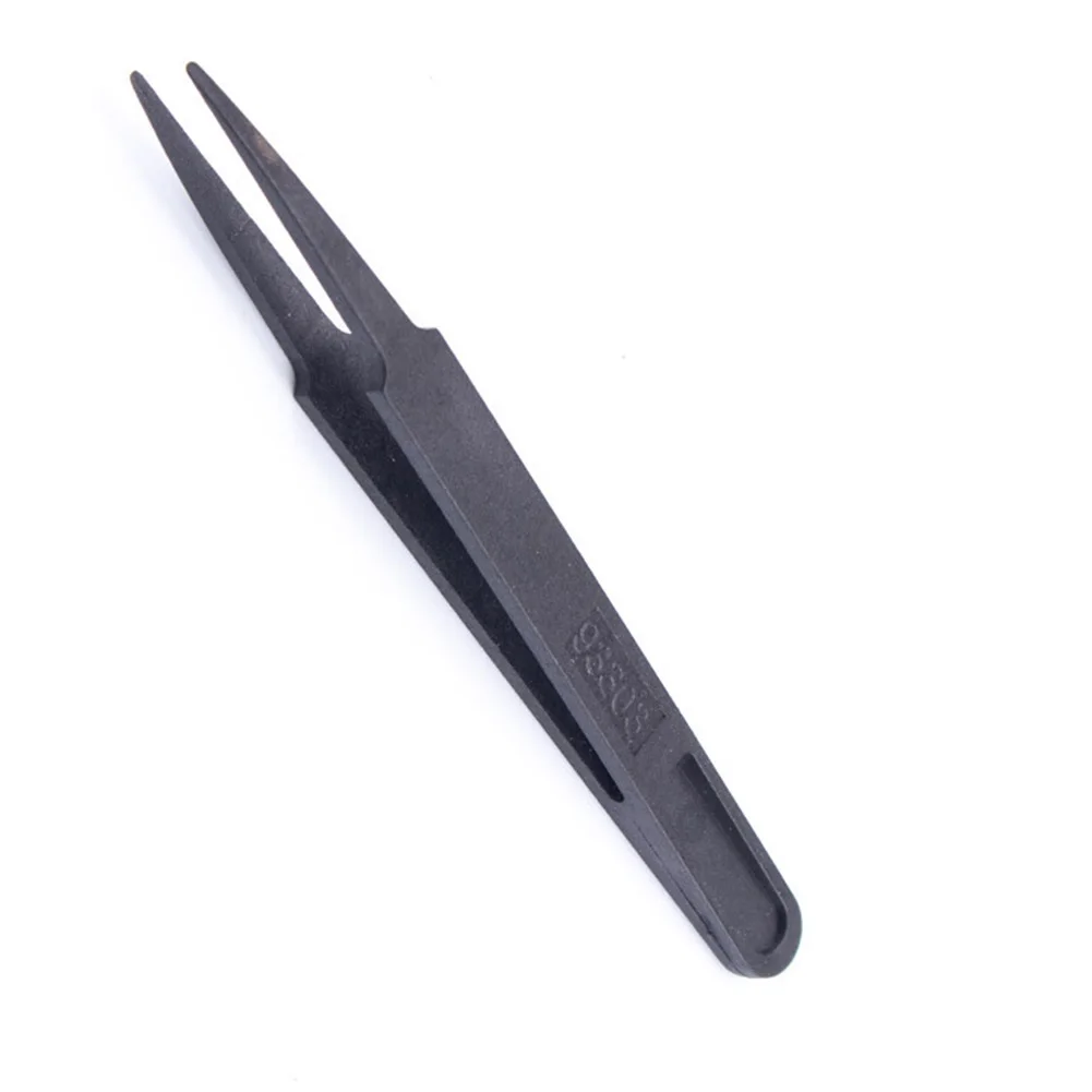 Anti-Static Carbon Fiber Tweezers Plastic Soft Elastic Pincet Set Precision Maintenance Industrial Repair Tools For Watchmaker