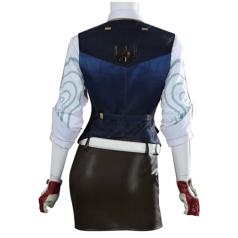 Game Chamber Costume Cosplay Camera femminile Gioco di ruolo Uniforme Gilet Camicia Gonna Outfit Set completo Donna Abito da festa di Halloween