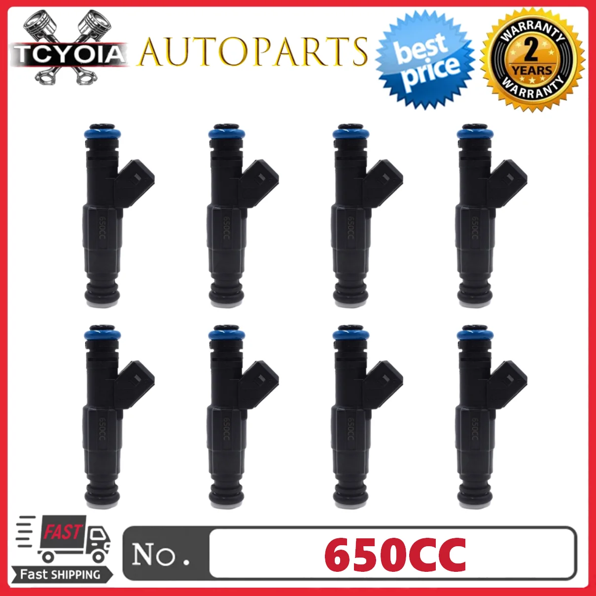 

PEIVSO 8 шт. топливная форсунка с высокой производительностью 650cc 62lb для BMW 530i 540i 740i 740iL 840Ci