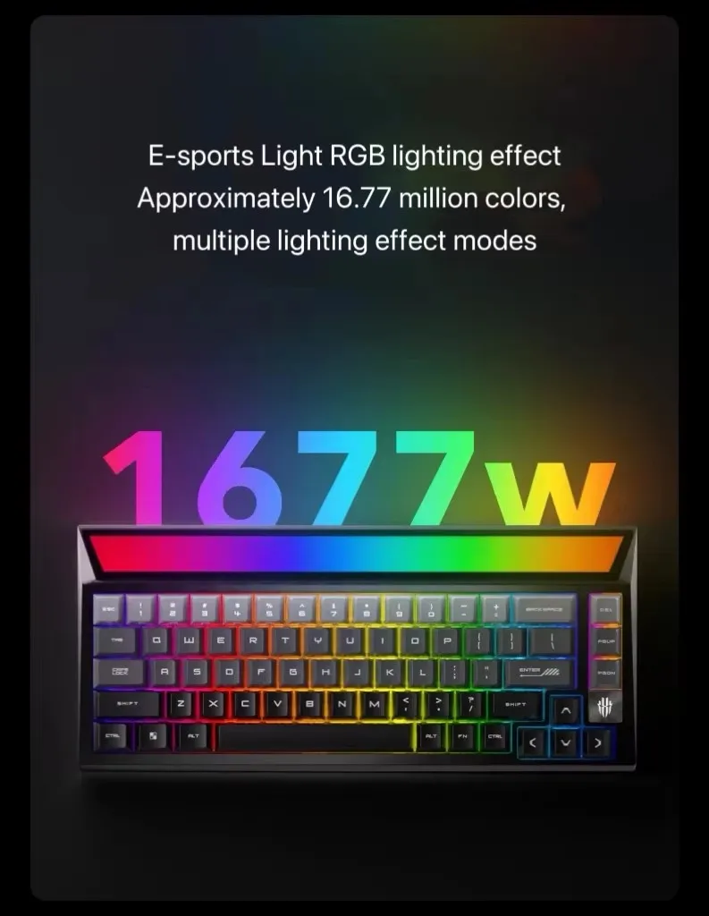 Nubia / Red devil Ice Blade Magnetic Axle Keyboard - Gaming Wired Magnetic Axle Gaming Keyboard.