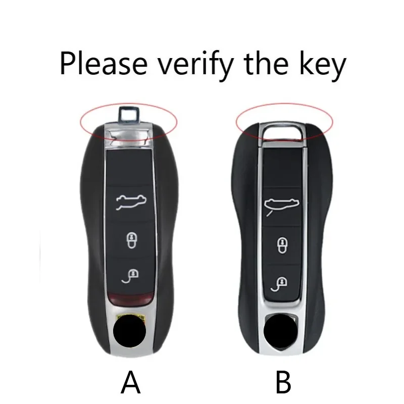 Car Key Cover Case Shell Holder For Porsche Panamera Cayenne 971 911 9YA Macan Boxster 3 Buttons Keyless Protection Accessories