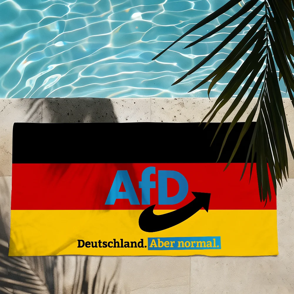 Alternative Afd Germany flag Towel Quick Drying Beach Towels Are Suitable For Swimming Pools Camping Yoga And The Gym
