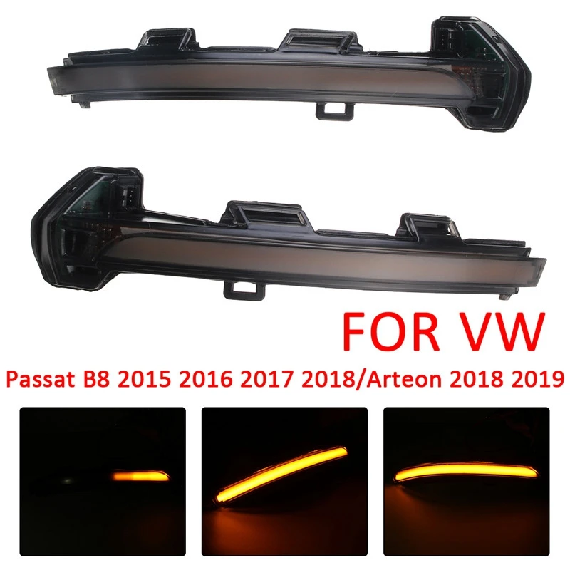 Dynamic LED Turn Signal Light Rearview Mirror Blinker Indicator for VW Passat B8 Arteon 2015 2016 2017 2018 2019 Car Styling