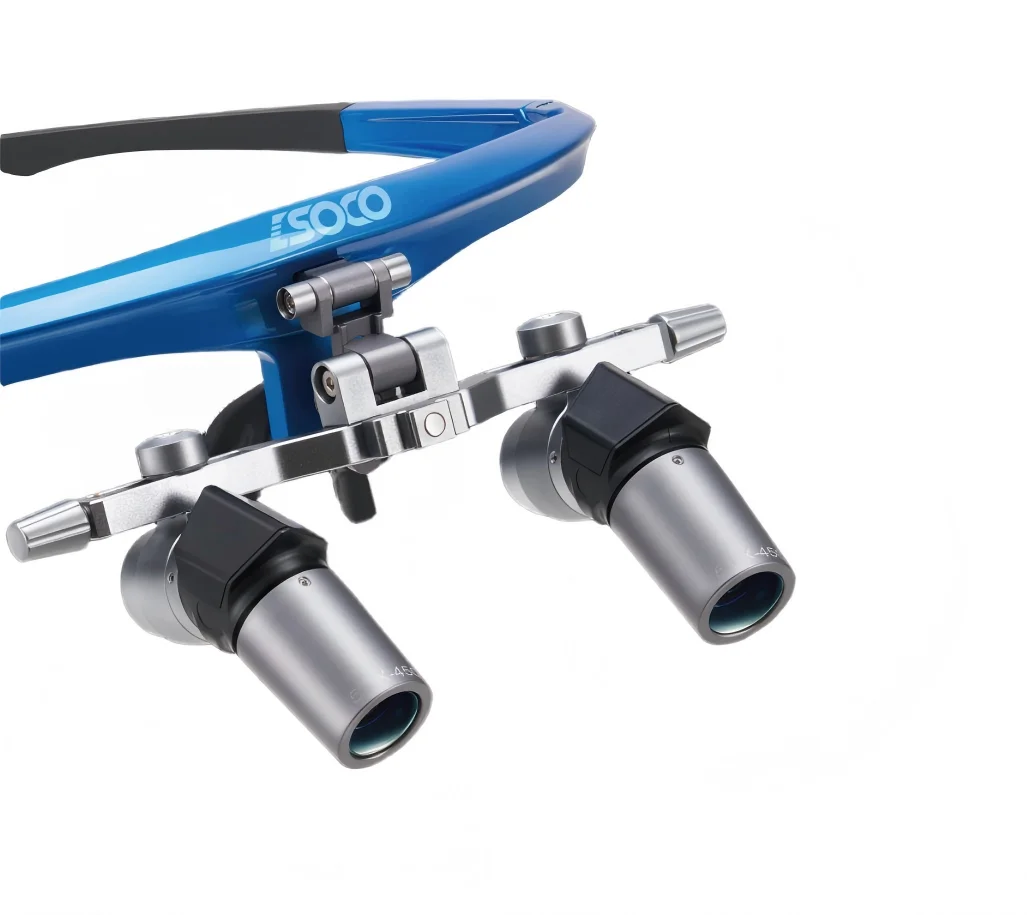 2026 New SOCO Medical Loupes 3.0X/4.0X /5.0X/6.0X SCE300 Angled Surgical Loupes Ergonomic Design