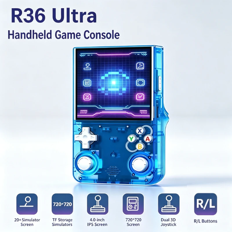 Gaming Console R36 Ultra - Retro Pocket Handheld Game Console R36ULTRA