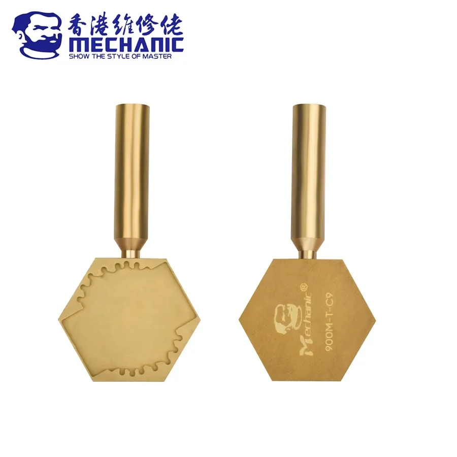 

MECHANIC 900M-T-C9 Pure Copper 7 in 1 Miniature Heating Platform Micro Solder Station For CPU IC Chip Glue Removal Desoldering