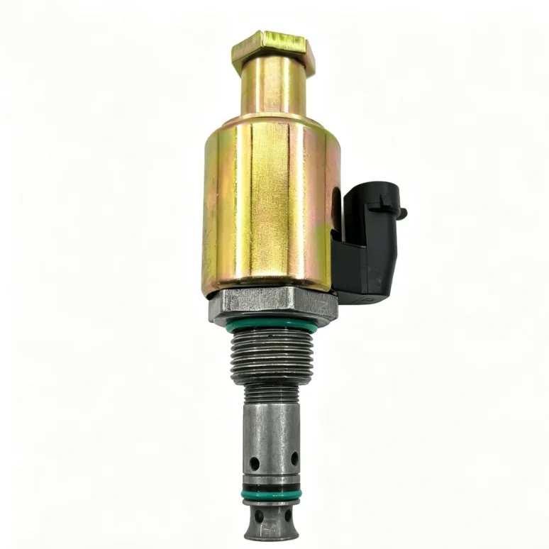Hydraulic Fuel Injection Solenoid Valve Brass For Excavator E313 325 329C 122-5053 Replacement Part Industrial Machinery