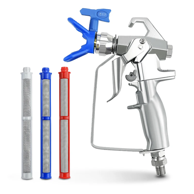 

High Pressure Airless Paint Sprayer Gun Contractor 2-finger 3600Psi 24.8MP Airless Paint Spray Gun No spraying Machine