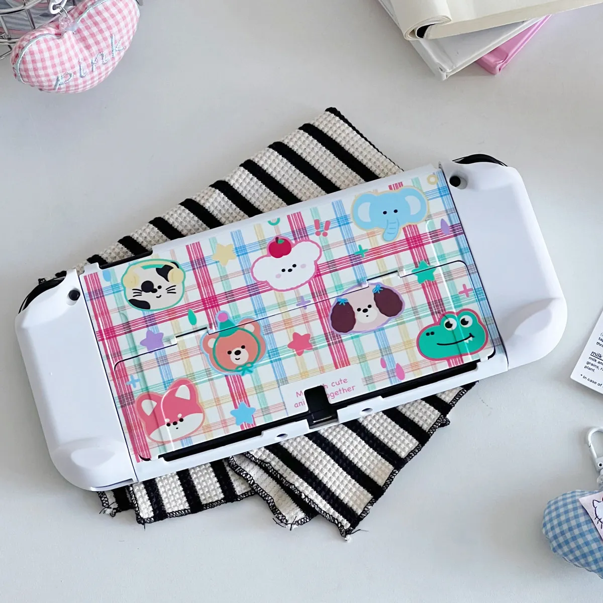 Kawaii Cute Case for Nintendo Switch 2 Shockproof Anti-slip Anti-drop Hard Shell Soft Joy-Con Cover Fit NS OLED Game Accessories view 3